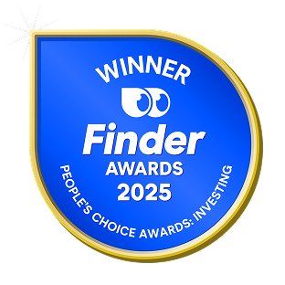 Winner. Finder Awards 2025. People's choice awards investing